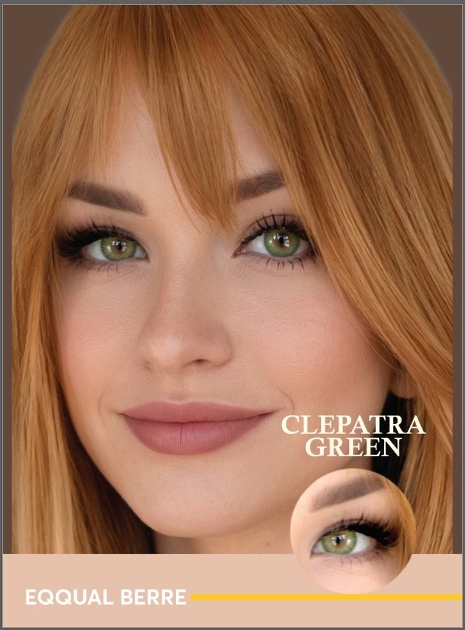 Clepatra Green Contact Lenses by Eqqual Berre