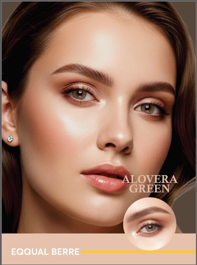 Alovera Green Contact Lenses by Eqqual Berre