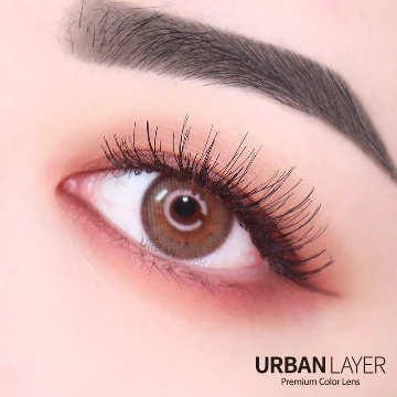 Hepburn Brown Korean contact lenses natural brown color